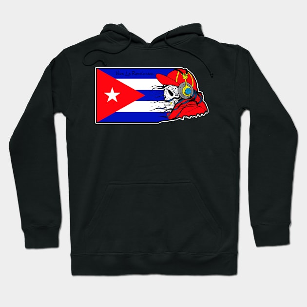 Cuba Flag, Viva La Revolucion, Cuban Flag, Cuba Hoodie by Jakavonis